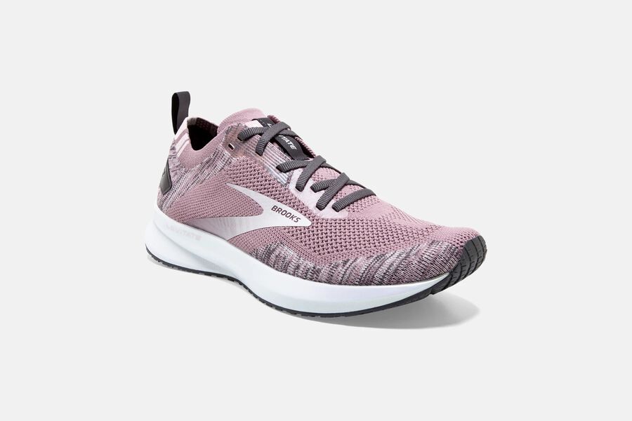 Brooks Running Shoes Womens Pink/White - Levitate 4 Road - 2149-LFZGR